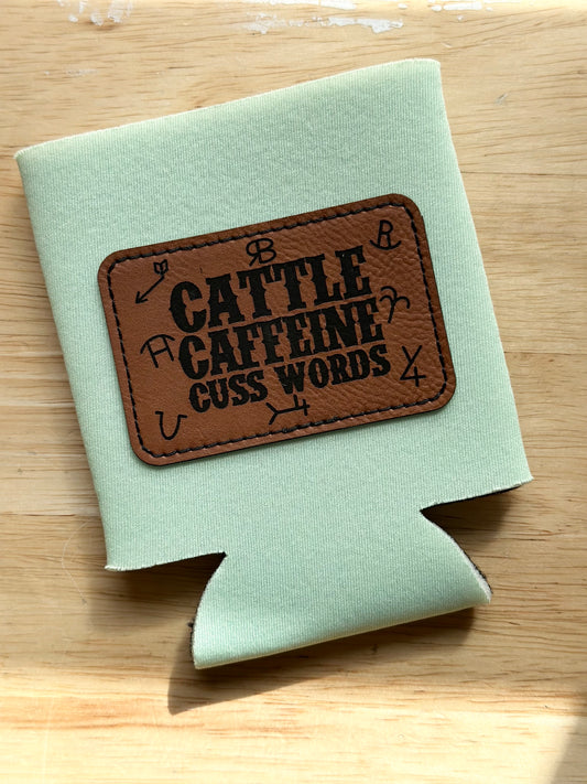 Cattle & Cuss Words Koozie