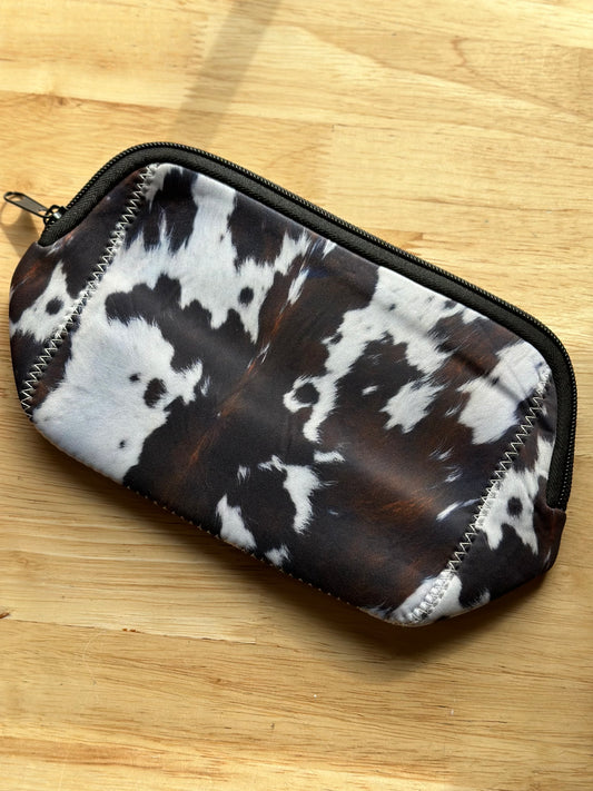 Cowhide Cosmetic Bag