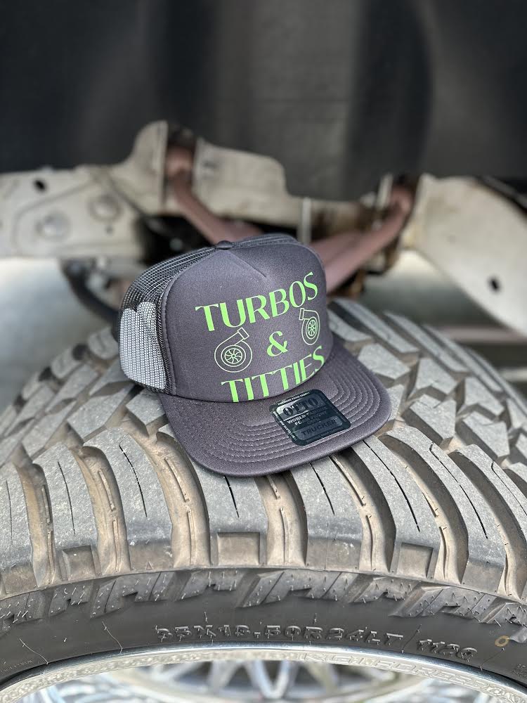 Turbos & Titties Flat Brim