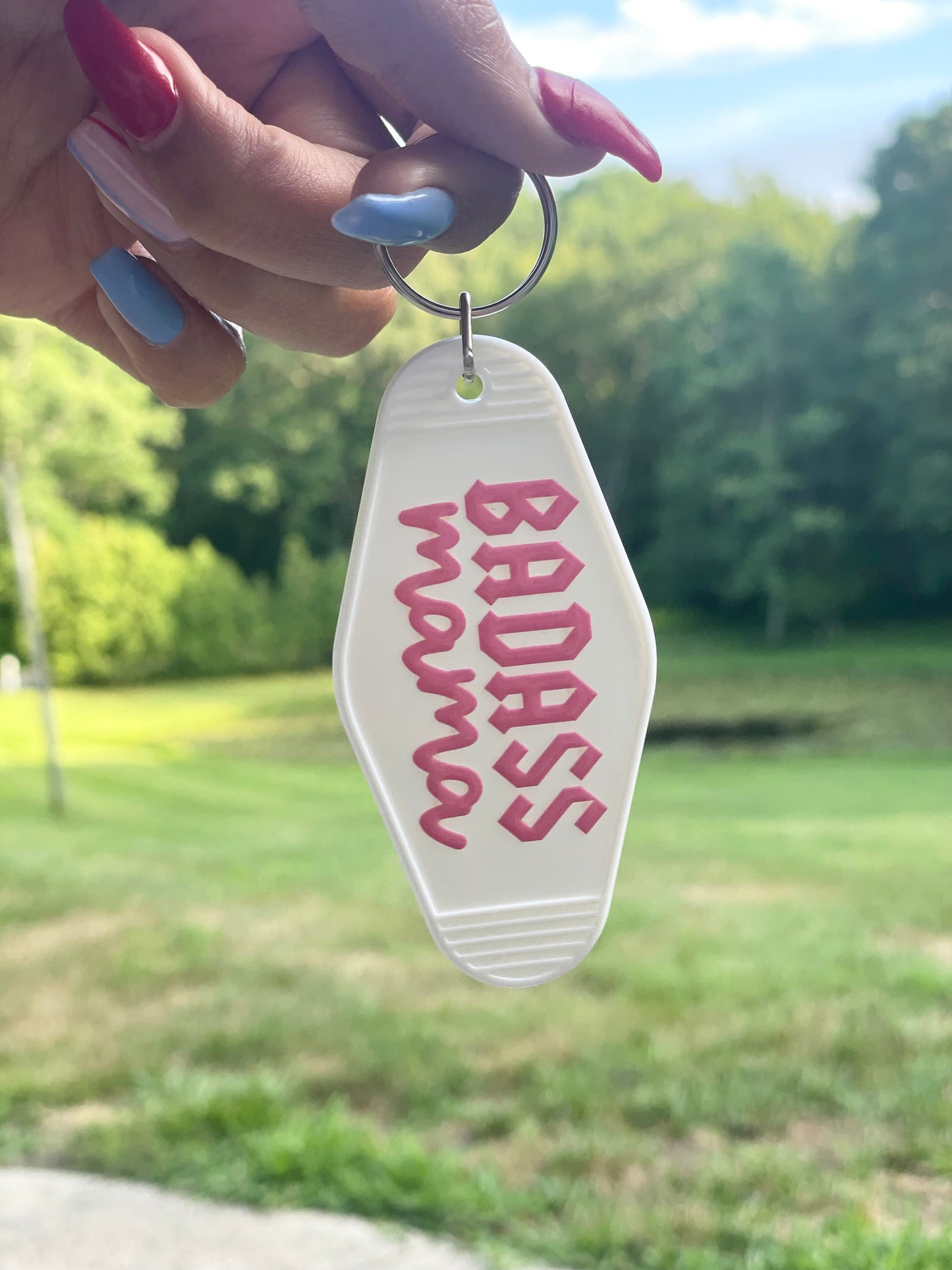 Badass Mama Keychain