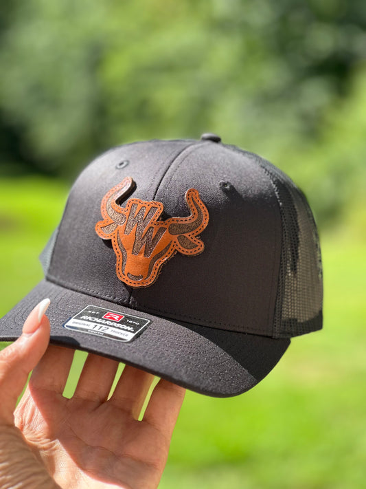 YOUTH Black Trucker Hat