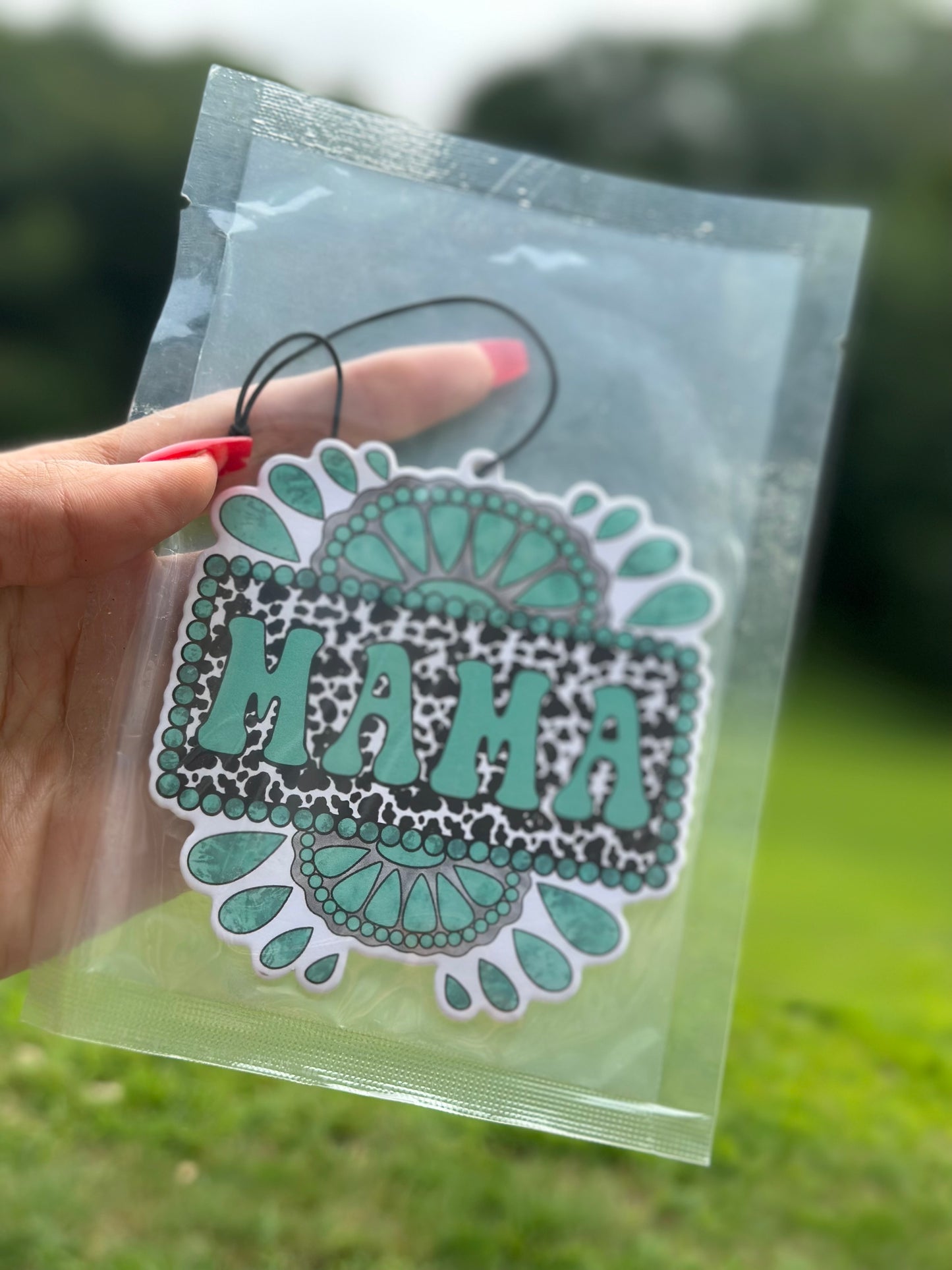 Mama Turquoise Air Freshener