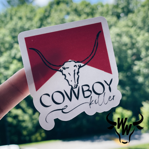 Cowboy Killer Sticker